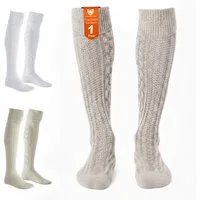 German Wear Trachtensocken ANG252 EXTRA Lange Trachtensocken Strümpfe Kniebundsocken