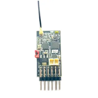 RX42BRB Multi-protocol 6CH Mini Compatible RC Receiver with Dual Brushed 7.5A ESC for Flysky Wfly Microzone Radio Transm