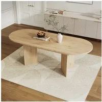 BlingBin Esstisch Ausziehbarer Esstisch (120/160×80 cm, 1-St., 60-kg-Tragfähigkeit, modernes Design, platzsparend klappbar), variable Größe für 4–6 Personen, ideal für Esszimmer und Küche