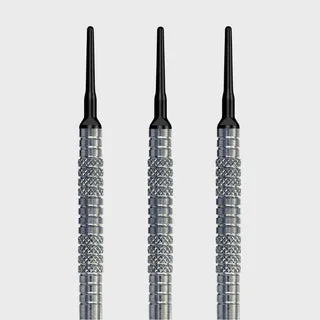 Soft Dart Barrel Zylinder Grip1 V3 - Silber / 16g