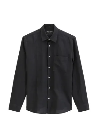 Marc OPolo Casual - Kentkragen-Hemd regular Black - Gr. - XXL