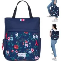 Spear Bags Cityrucksack Rucksack Damen Damenrucksack klein Hygge A4 Büro Freizeit, Geheimfach Handtasche Daypack + Schlüsseletui