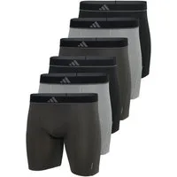 adidas Sportswear Retro Boxer 6er Pack Active Micro Flex Eco (Spar-Set, 6-St) Long Short / Pant - ohne Eingriff - Blickdicht
