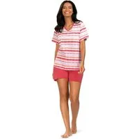 comtessa Shorty Summer Whisper (Set, 2 tlg., 2-teilig) Damen Pyjama 2-teilig Shorts Baumwolle große Größen
