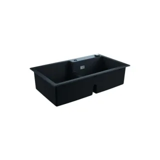 Grohe K500 Komposit-Einbauspüle 31649AP0 860x500mm, 2 Becken, granit schwarz