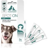 Hukasin Zeckenschutzmittel Hukasin® Spot On Hund - Zecken- und Floh Schutz, 3.9 ml