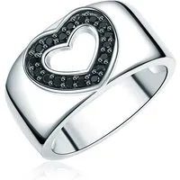 Rafaela Donata Silberring Herz silber, aus Sterling Silber