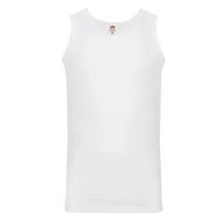 Fruit of the Loom - "Valueweight Athletic" Ärmelloses Oberteil für Herren/Damen Unisex (Weiß)