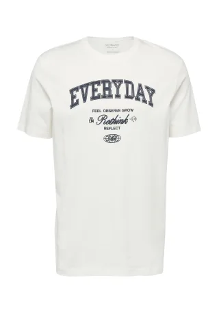 s.Oliver - T-Shirt creme - Gr. - L