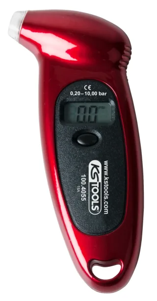 KS Tools Digitaler Reifendruckmesser, 0,20 - 10,0 bar - 100.4055