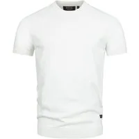 Indicode T-Shirt Herren INVasko Shirt Tee Herrenshirt T-Shirt Feinstrick mit Rippstricksaum