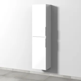 Sanipa 3way Hochschrank mit 2 Türen, Weiß-Glanz UF09478
