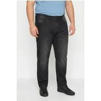 Men Plus Cargohose Jeans Denim Bauchfit Regular Fit 5-Pocket/72