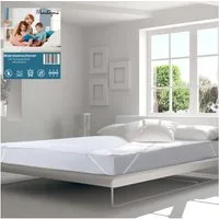 Matratzenschoner 180x200 cm Matratzenauflage - Wasserdicht, Atmungsaktiv & Hypoallergen Montegoni, 180x200cm 100% wasserabweisend, allergikergeeignet, atmungsaktiv