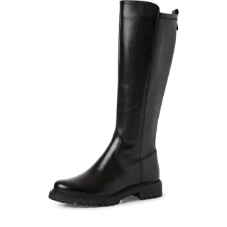 Tamaris Stiefel, Blockabsatz, Langschaftstiefel mit Stetchfunktion am Schaft
