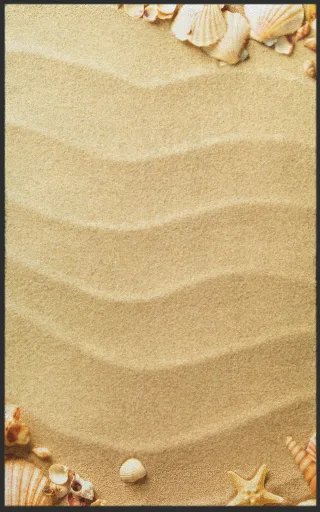 Fussmatte Sand 7118 | Größe: 60 cm x 90 cm