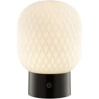 Brilliant LED Tischleuchte Sarastro, Dimmfunktion, RGB, USB-Ladefunktion, LED fest integriert, Warmweiß, RGB, Akku Leuchte, 280 lm, 2700 K, RGB, dimmbar, Wireless Charging