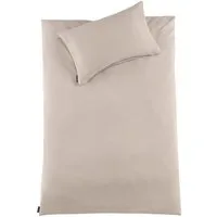 Holiday Heimtex Babybettwäsche PURE HUG, 100 x 135 cm, Beige, Baumwolle, 2 teilig, mit Reißverschluss