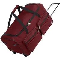 monzana Reisetasche (1-tlg), mit Rollen 85L Trolley Teleskopgriff Rot Groß XL Gepäcktasche