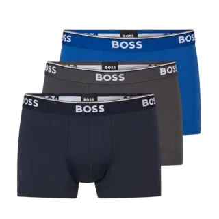 Boss - "Bodywear" Boxershorts für Herren (3er-Pack) (Schwarz/Dunkles Marineblau/Blau)