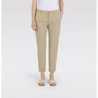MAC Chinohose CHINO turn up mit dezentem Glanz, elegant und sportiv zugleich