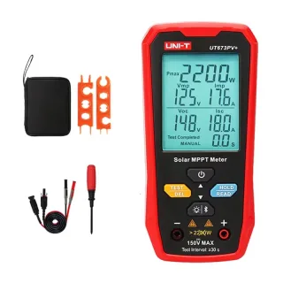 UNI-T UT673PV+ 5-1800W Solar MPPT Meter PV Module Maximum Power Meter Bluetooth Photovoltaic Panel Tester Vmp Imp Voc Is