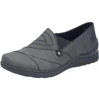 Rieker Slipper Halbschuh, Schlupfschuh mit Ziernaht und Gummizug
