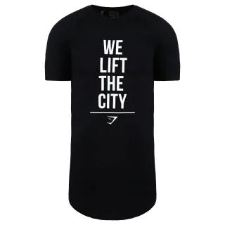 Gymshark Amsterdam Exklusive Herren Black T-Shirt