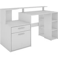 byLIVING Schreibtisch Louise, Breite 140 cm, Regal-Schreibtisch mit viel Stauraum