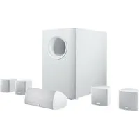 CANTON Movie 95 5.1 Lautsprecher System 5.1 (passives System, kabelgebunden, 620 W, Regelbare Bass- und Übergangsfrequenz Kompaktes Heimkino-Design)