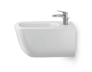 Duravit Wave Einhebel-Bidetmischer Edelstahl Gebürstet 52x152x137 mm - WA2400001070 WA2400001070
