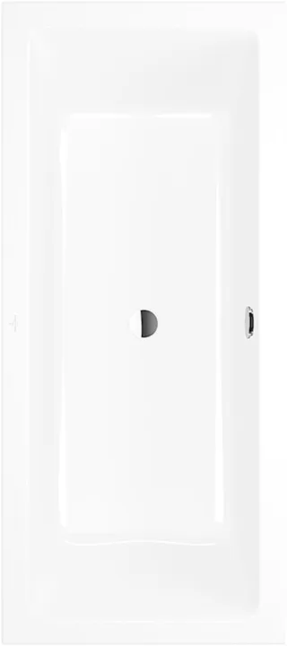 Villeroy & Boch Badewanne Newo 1600x750x440mm Rechteck Weiss Alpin UBA160TAR2V-01