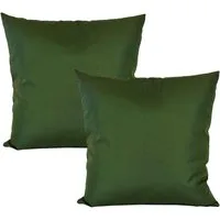 JACK Kissenbezüge 2er Set 50x50cm Outdoor Wasserfest, (2 Stück), 2x Kissenhülle, strapazierfähig, wasserabweisend, Innen & Außen