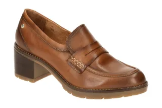 Pikolinos W7H-3873C1 Brandy LLANES Damenschuhe Slipper Loafer Stil Echtleder ...
