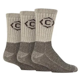 Herren Robuste Strapazierfähige Gepolsterte Wandersocken mit Verstärktem Fersen- und Zehenteil
