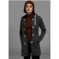 Polarino Strickfleecejacke für den Übergang, aus Strickfleece, atmungsaktiv