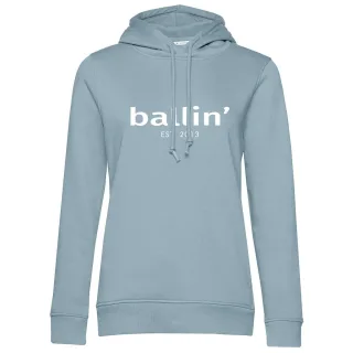 Wmn Hoodie von Ballin Est. 2013 in der farbe Blau und in größe XS.