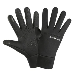 Winter Cycling Gloves Waterproof Outdoor Sports Running Motorcycle Touch Screen Unisex Non-slip Warm Full Finger Gloves