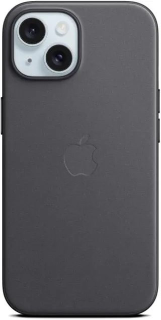 Apple Feingewebe Case mit MagSafe [für iPhone 15] schwarz