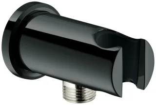 GROHE Wandanschlussbogen Rainshower 26658 runde Rosette hard graphite, 26658A00 26658A00