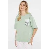 SENSES.THE LABEL Rundhalsshirt aus Baumwolle