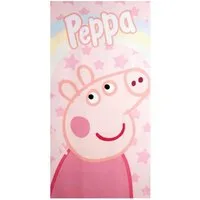 Peppa Pig Strandtuch Polyester Strandtuch für Kinder 70 × 140 cm 250 gsm, (Packung)