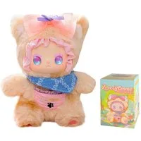 Lucky Emma Sammelfigur Lovely Emma Pocket Zoo Lucky Emma - Figur Anhänger Blind Box, Anhänger mit Vinylgesicht und weichem Plüschkörper