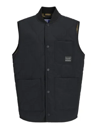 JACK&JONES - JJHERO LINER VEST JNR black - Gr. - 152