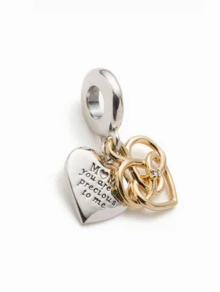 Pandora Charm Silber/Gold