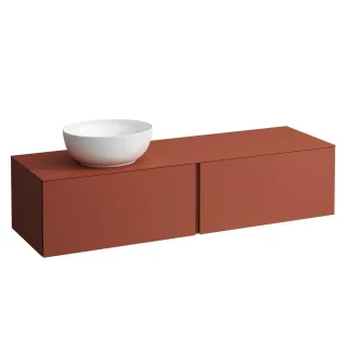 LAUFEN Waschtischunterschrank und Waschtischplatte ALESSI 500x1600x370 H4303520972691