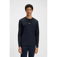 BOSS ORANGE Langarmshirt TChark Rundhalsausschnitt, Regular Fit, mit BOSS-Logo