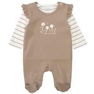 STACCATO - Md.-Strampler+Shirt toffee - Gr. - 62