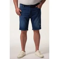 Men Plus Bermudas Jeans-Bermuda Denim Bauchfit Straight Fit 5-Pocket