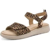 Tamaris Riemchensandale Sommerschuh, Plateausandalette im angesagten Leo-Look
